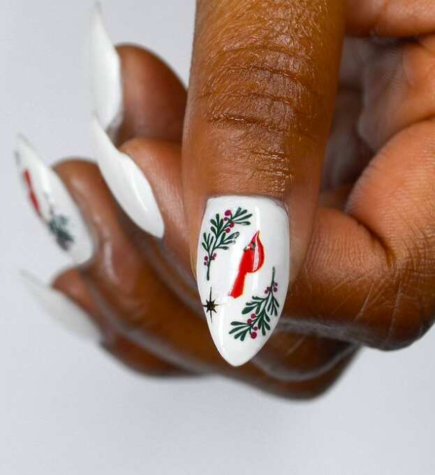 white nails designs