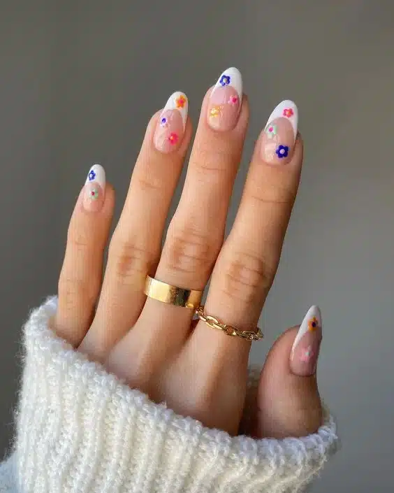 white nails designs