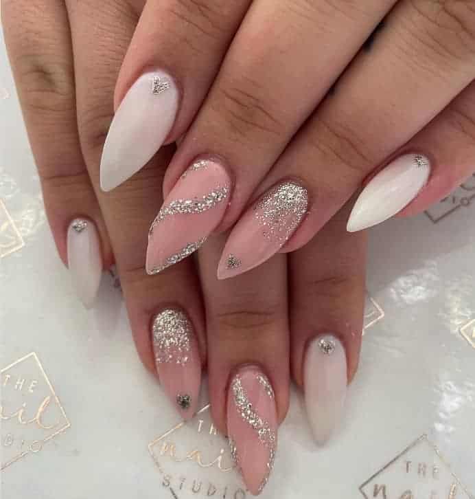 white nails designs