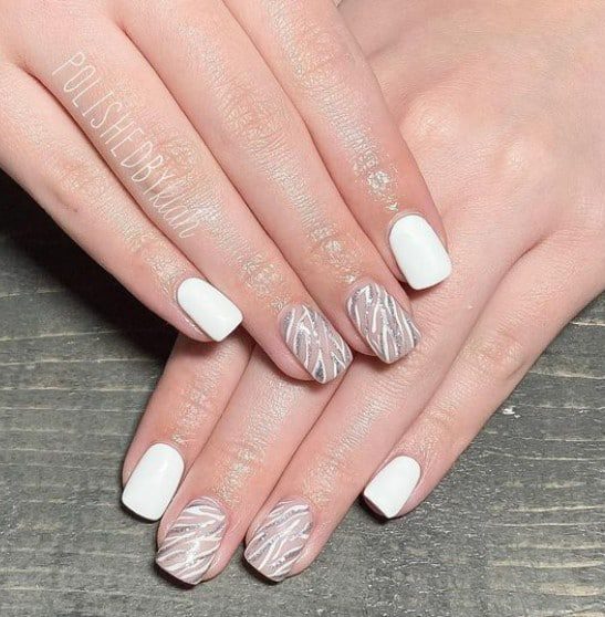 white nails designs