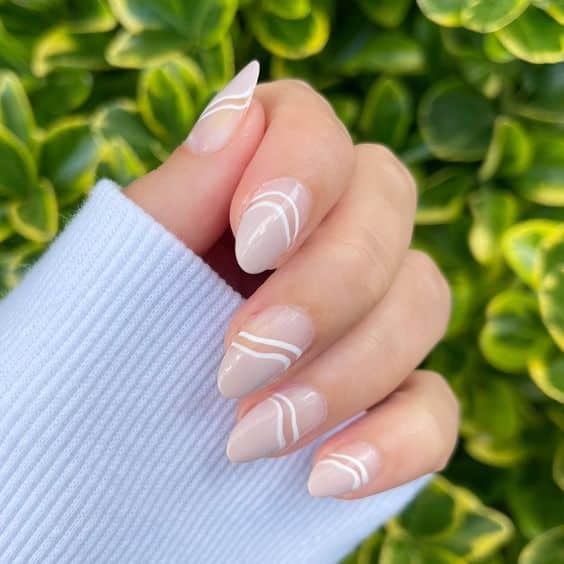 white nails designs