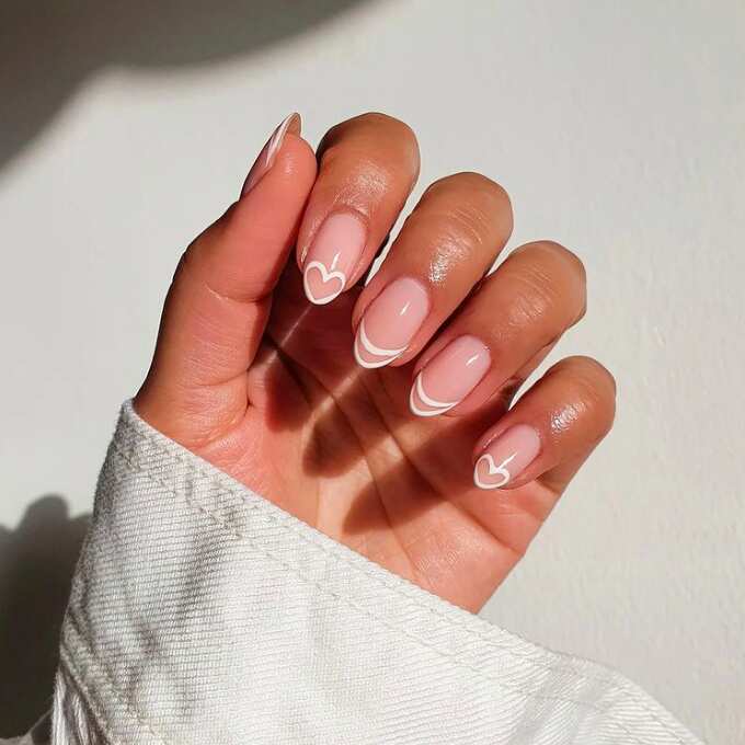 white nails designs