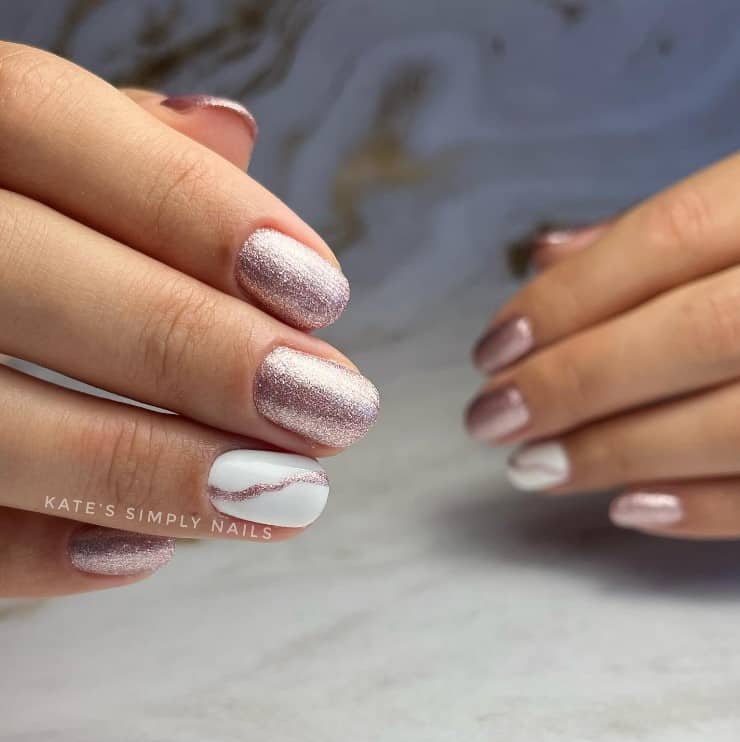 white nails designs