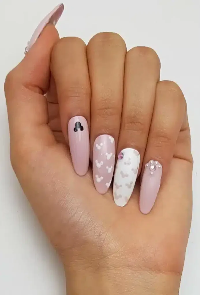 Acrylic Disney Nails