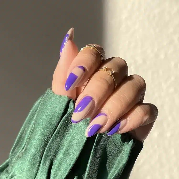 Purple Summer Nails