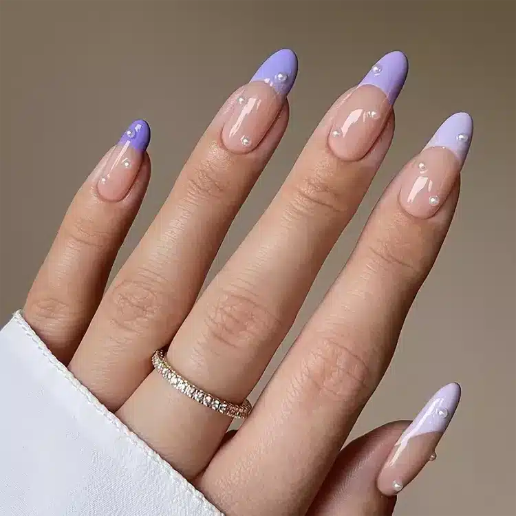 Purple Summer Nails 