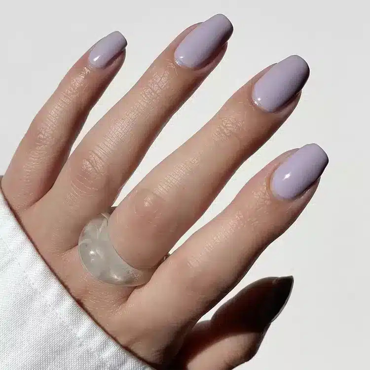 Purple Summer Nails 