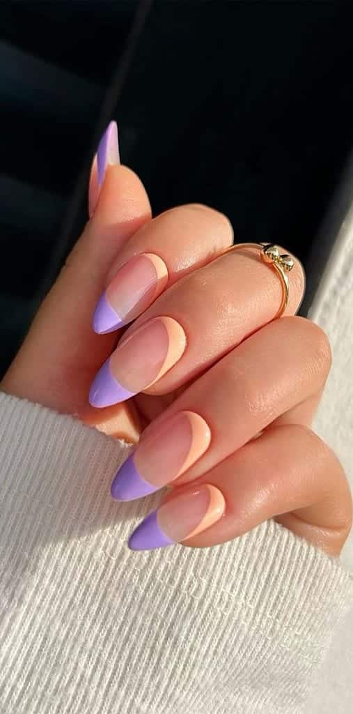 Purple Summer Nails