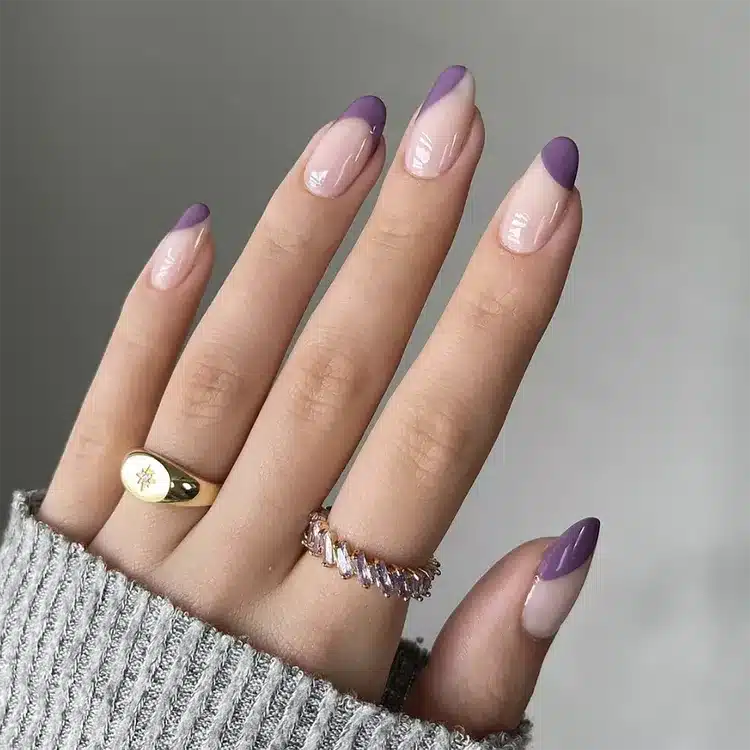 Purple Summer Nails 