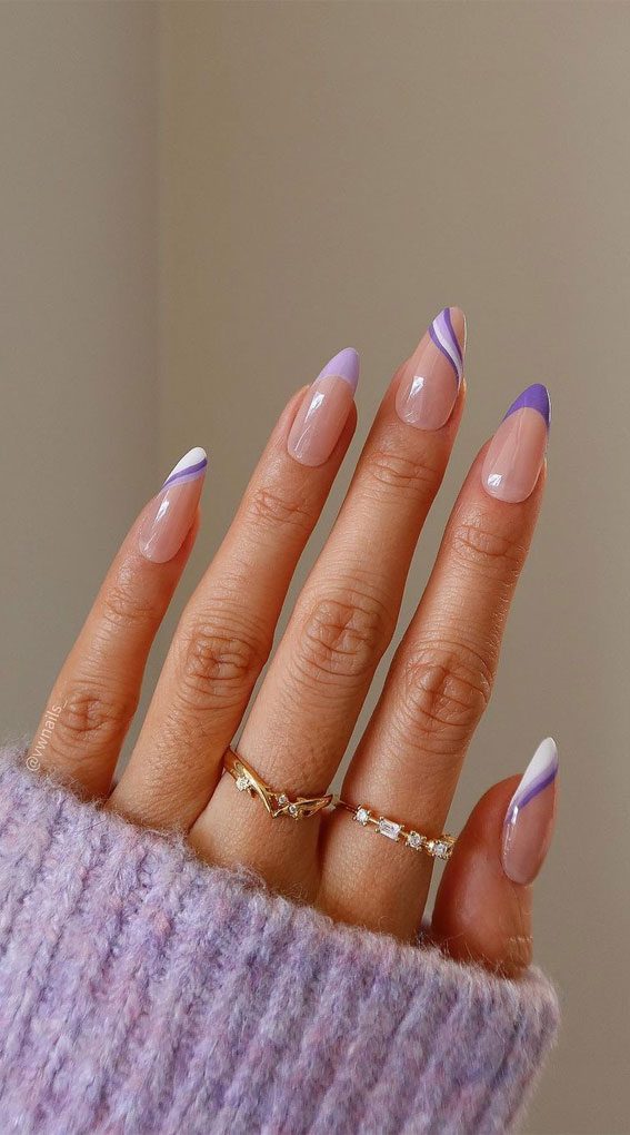Purple Summer Nails 