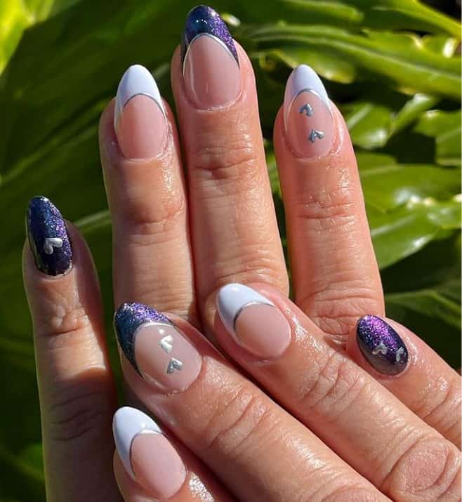 Purple Summer Nails 