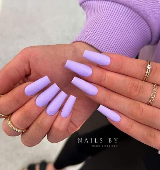 Purple Summer Nails