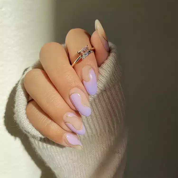 Purple Summer Nails