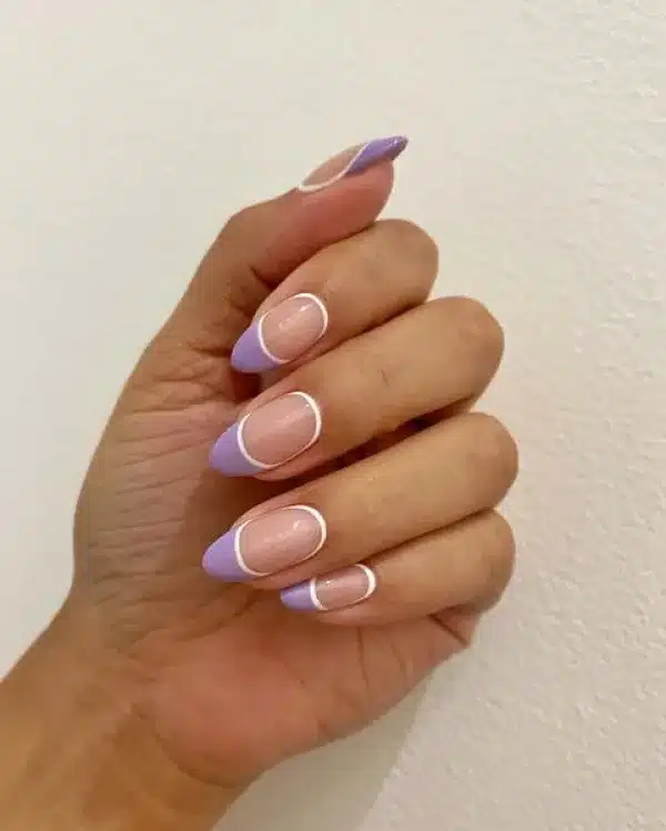 Purple Summer Nails