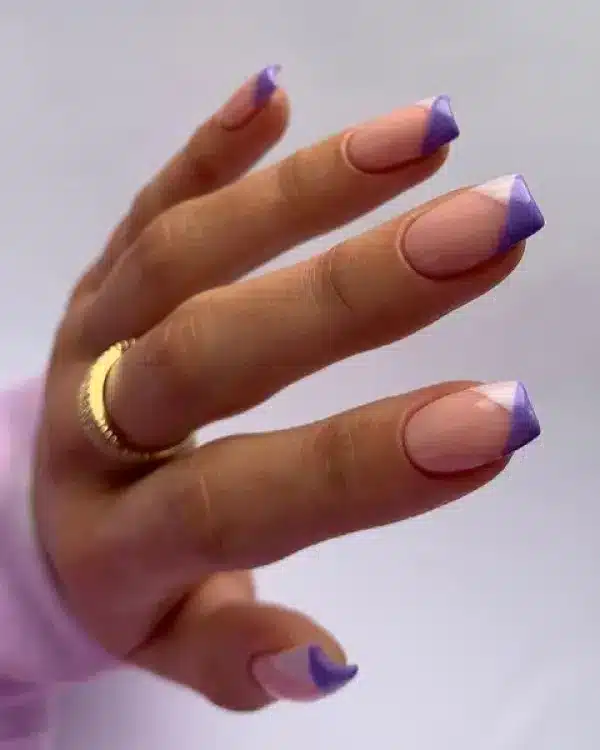 Purple Summer Nails 