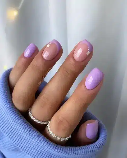 Purple Summer Nails