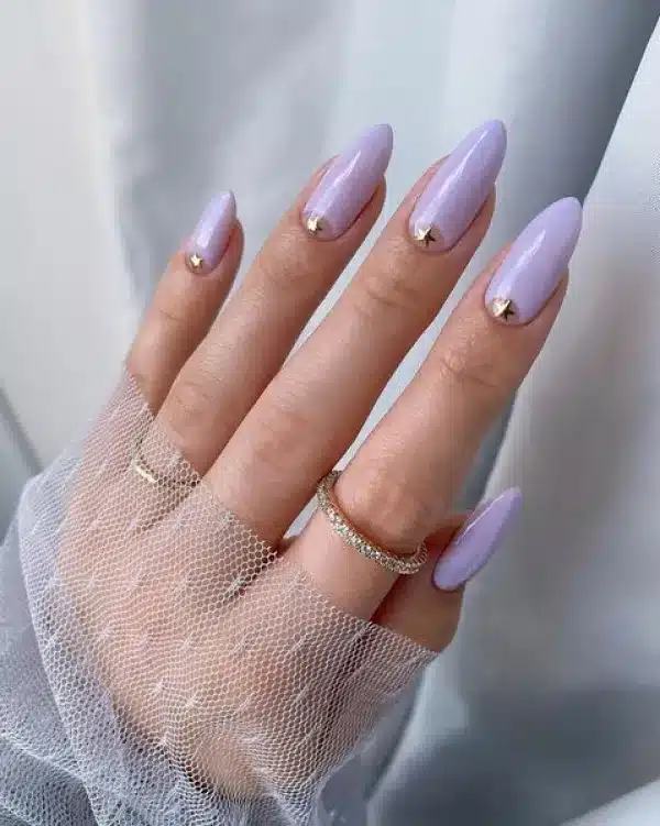 Purple Summer Nails