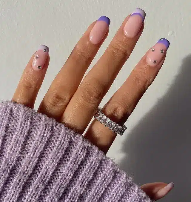 Purple Summer Nails