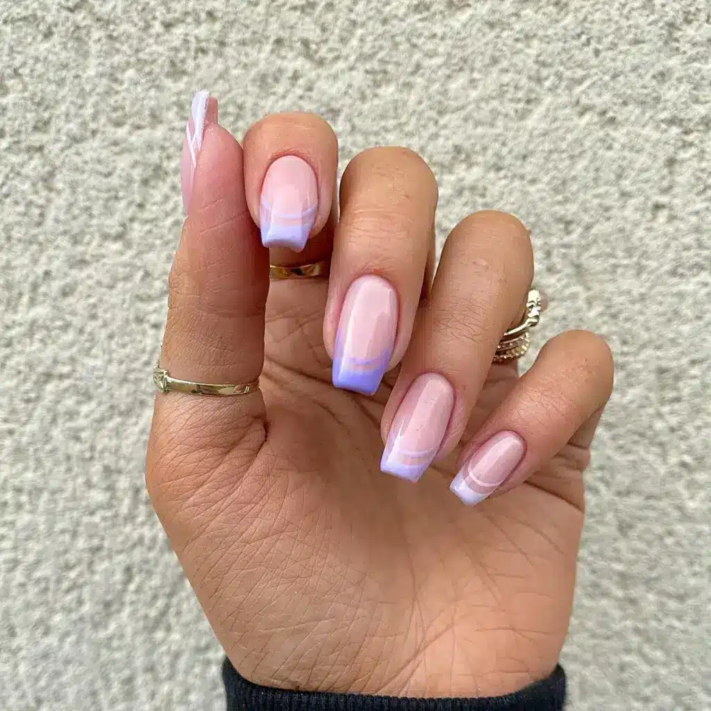 Purple Summer Nails