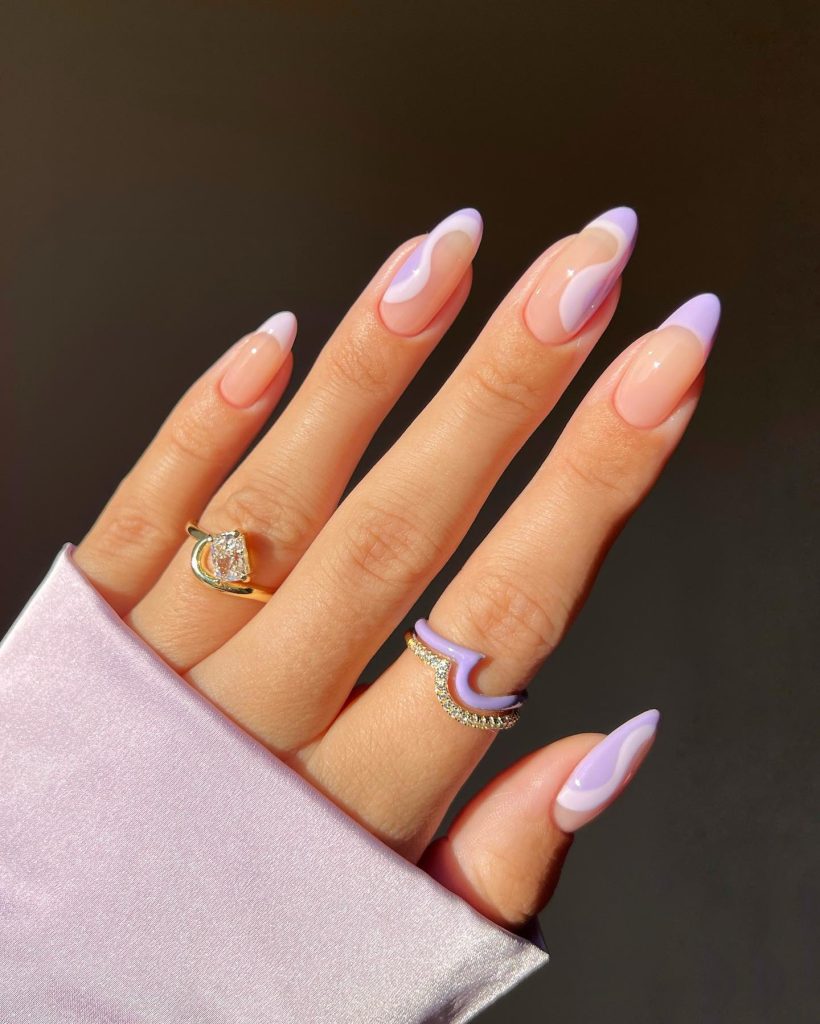 Purple Summer Nails 