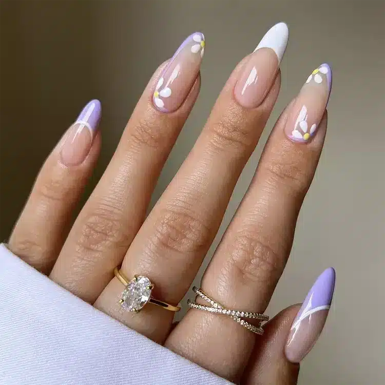Purple Summer Nails
