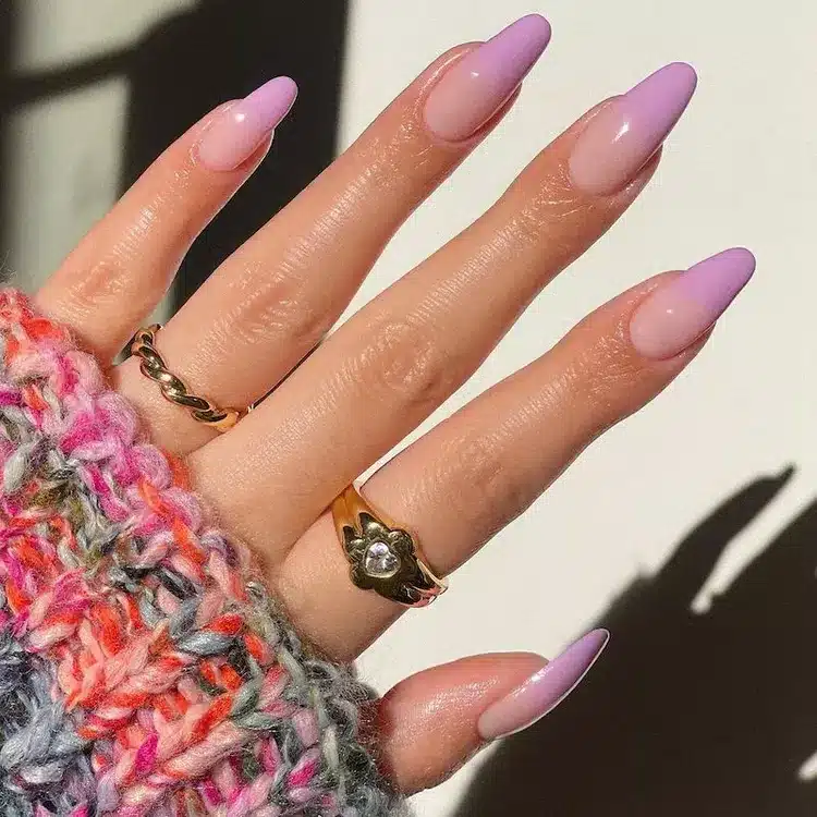 Purple Summer Nails