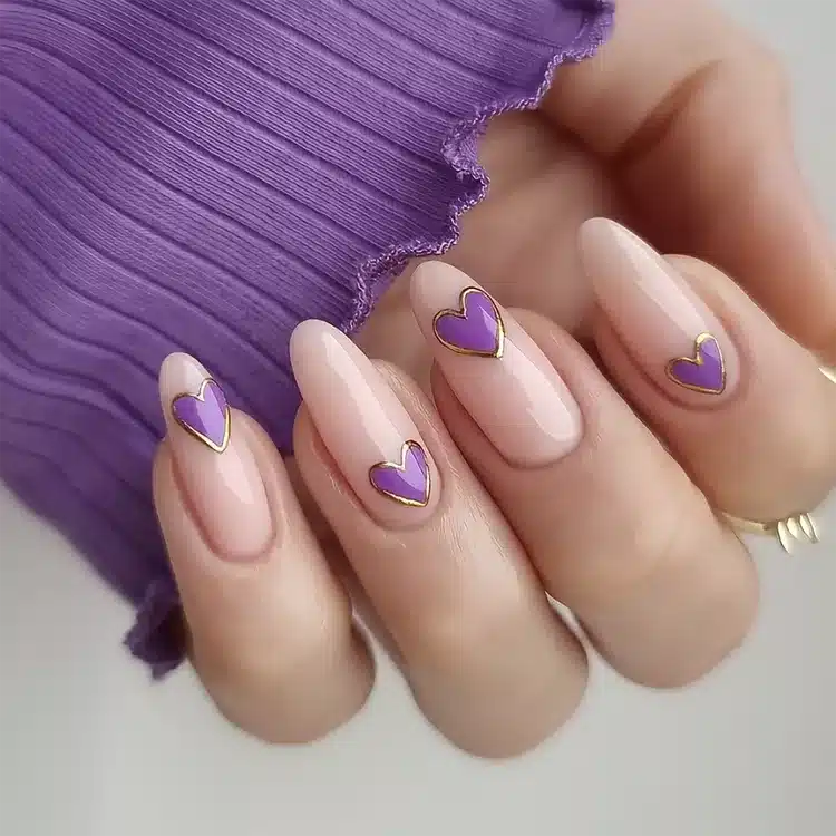 Purple Summer Nails