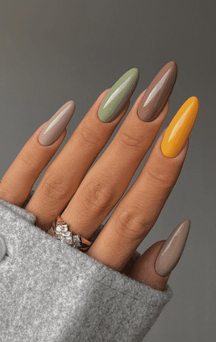 autumn - almond-fall-nails-acrylic.-fall-nail-colors.