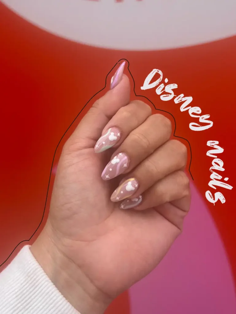 simple disney nails