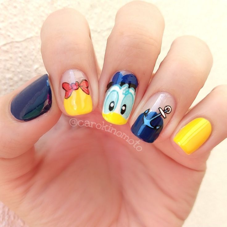 donald duck nails