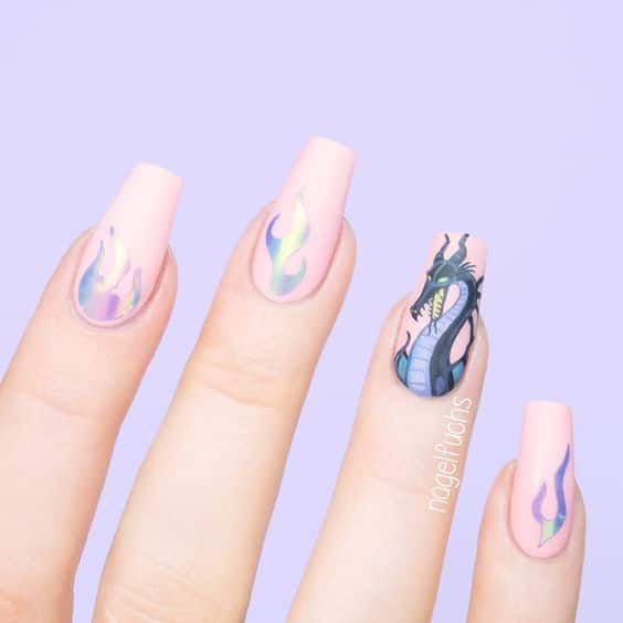 maleficent nails