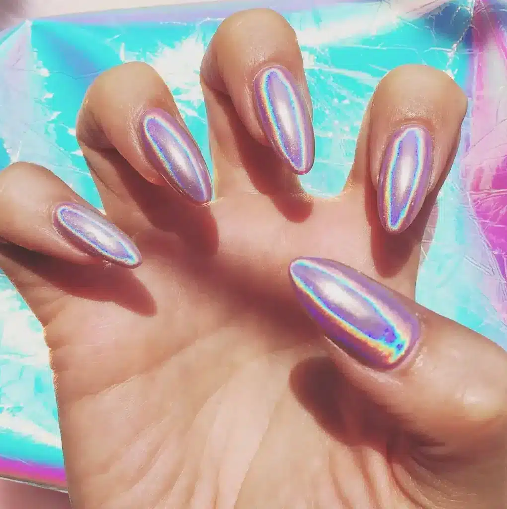 purple-holographic-nails