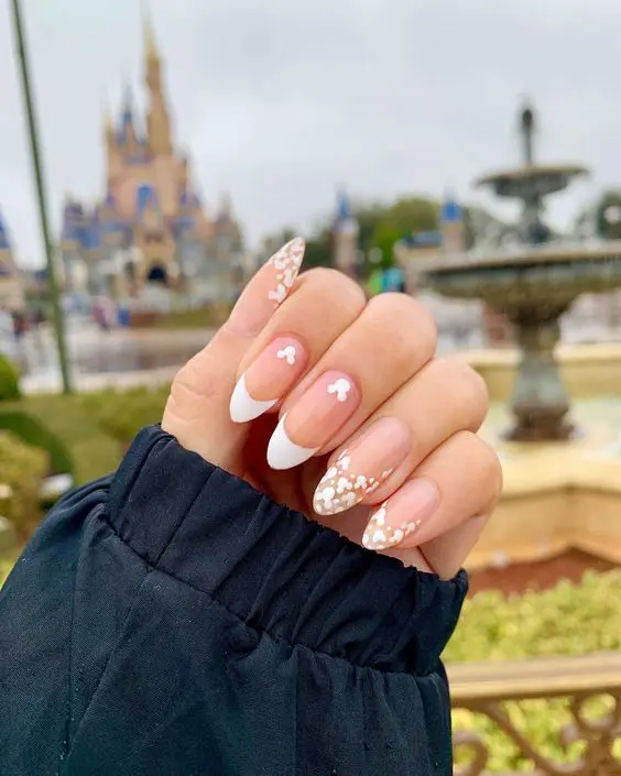 subtle disney nails