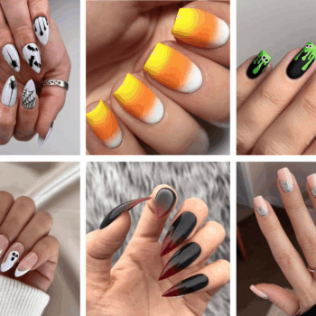 halloween dip nails ideas