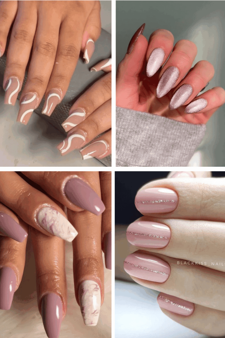 DUSTY ROSE NAILS