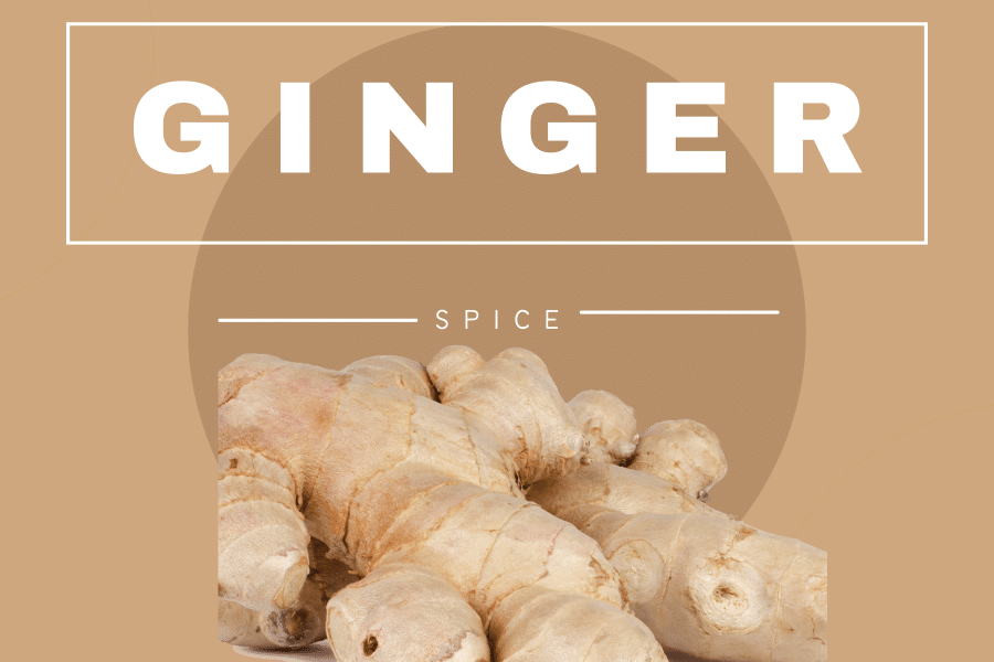 Beige Modern Ginger Kitchen Label