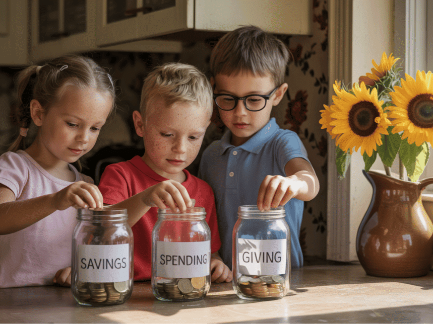 children sorting coins (1)