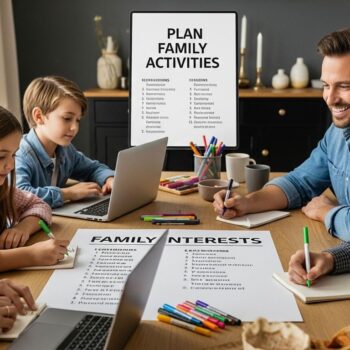 plan family activities meeting