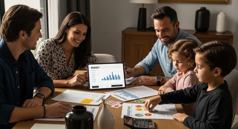 family budgeting, checklist, family meeting