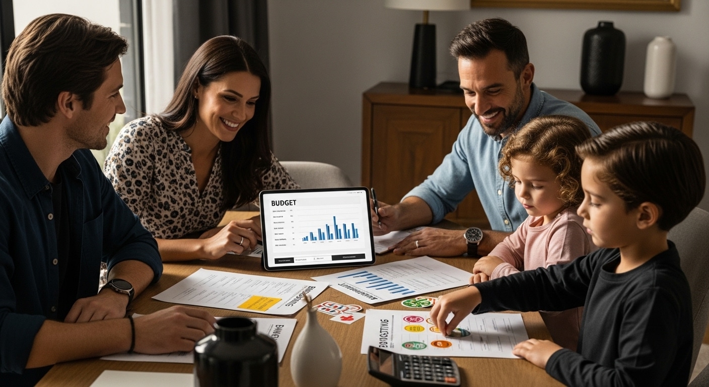 family budgeting, checklist, family meeting