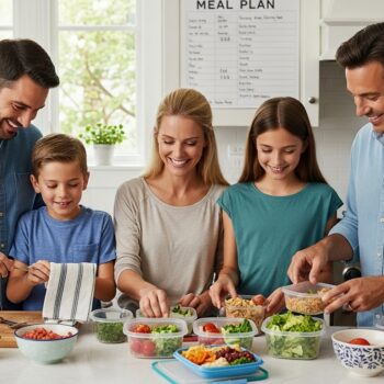 family weekly meal prep