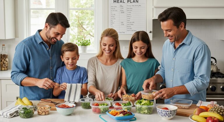 family weekly meal prep