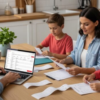 family expense tracking, budget organization