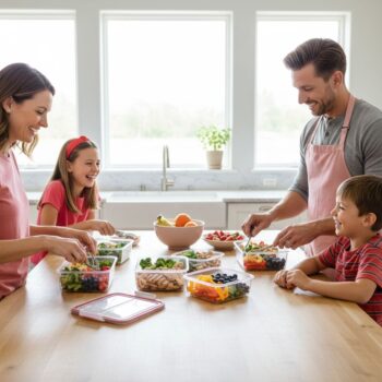 pre-planned meals family kitchen