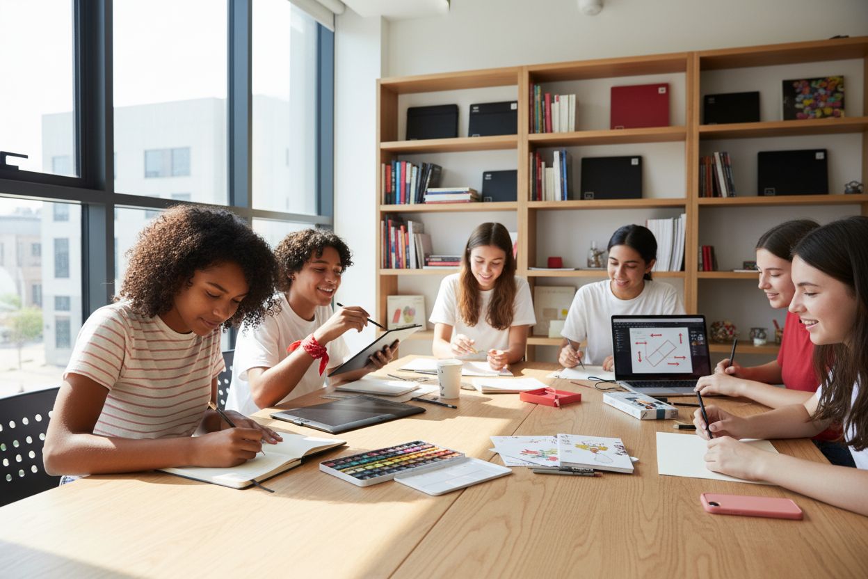 creative teen gifts, art studio, artistic teens