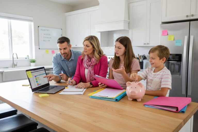 family budgeting real-life discussion