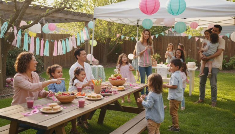 childrens parties backyard