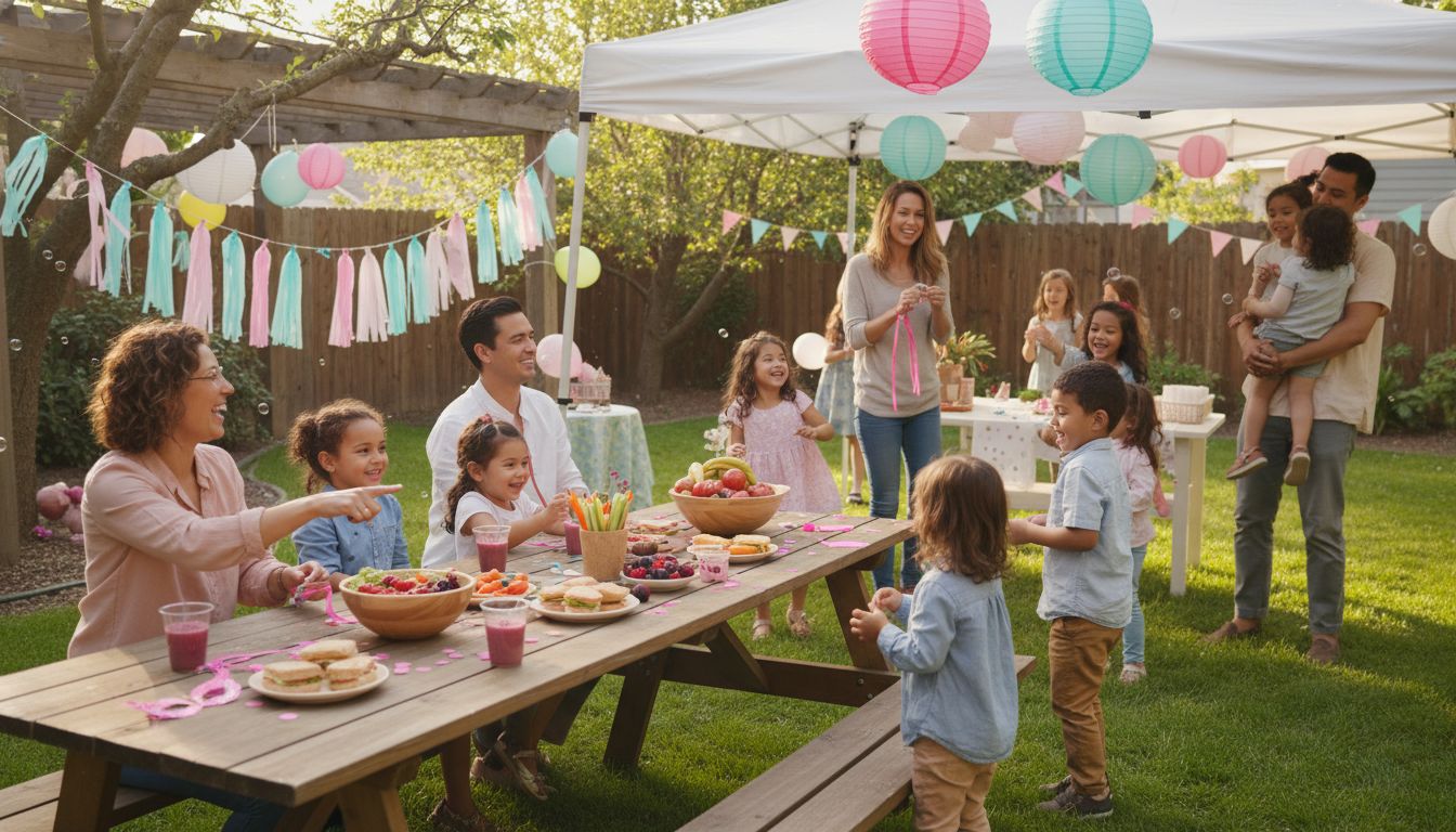 childrens parties backyard
