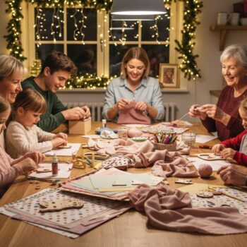 homemade Christmas family
