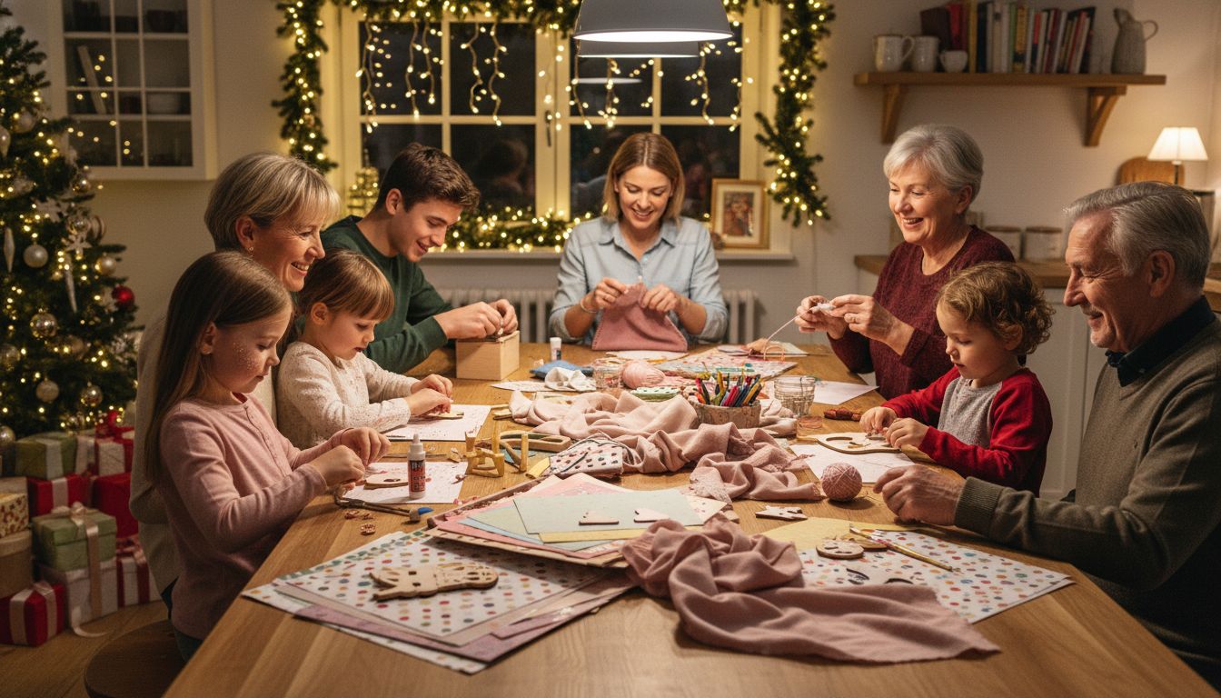 homemade Christmas family